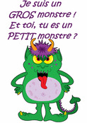 Monstre amusant pour les petits monstres
